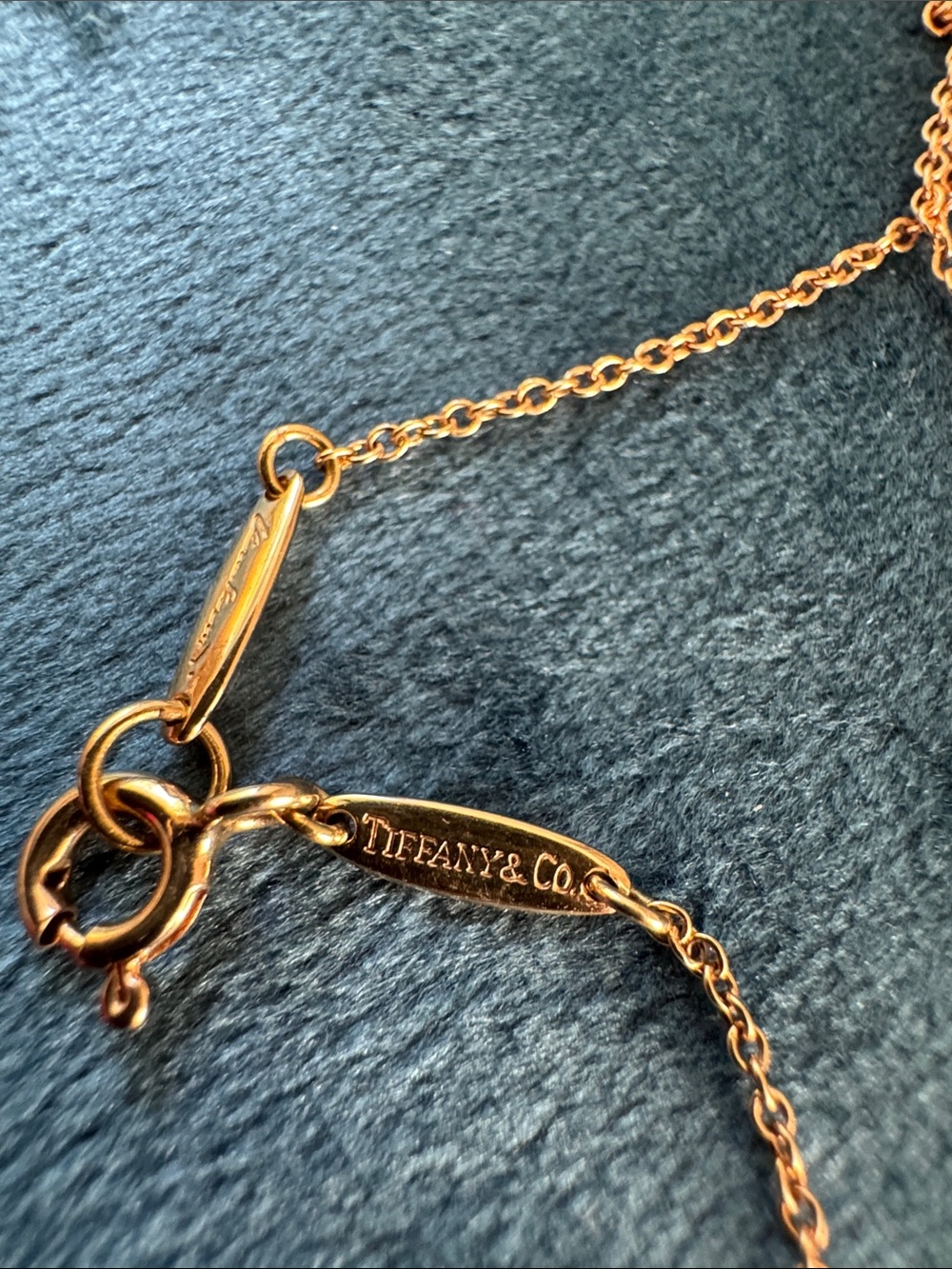 Tiffany and Co Elsa Peretti Drop of Light 18k Necklace Chain - Picture 2 of 4